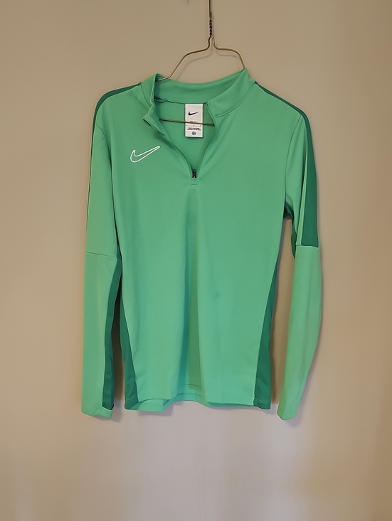 Nike Other - Nike Women's Kids Bright Green 1/4 Zip Athletic Top Large Kids Small Woman